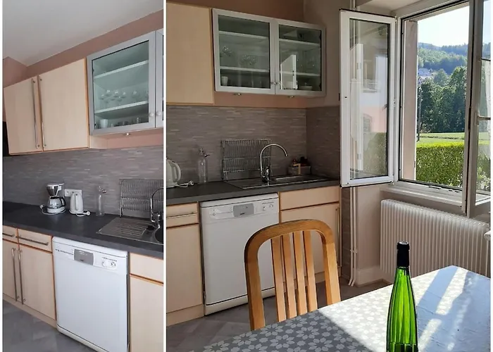 Appartement Alsace 3 étoiles Au Calme Avec Jardin Wifi 65m2 4per *